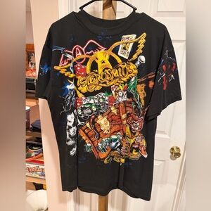 Vintage 1993 Aerosmith AOP Graphic Shirt
